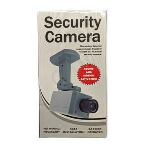 NWT Tectron Dummy Security Camera Sound & Motion Activated Battery Operated Toy